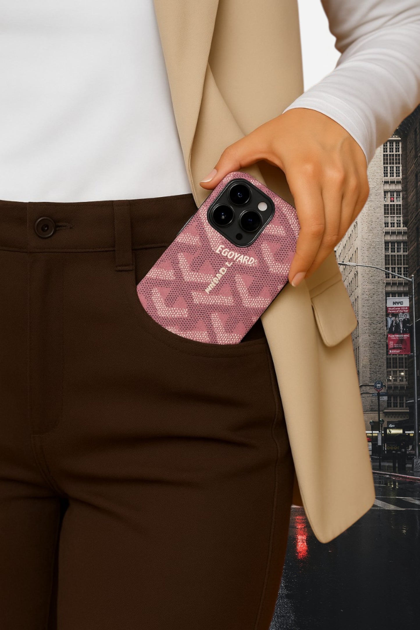 Coque Goyard Rose